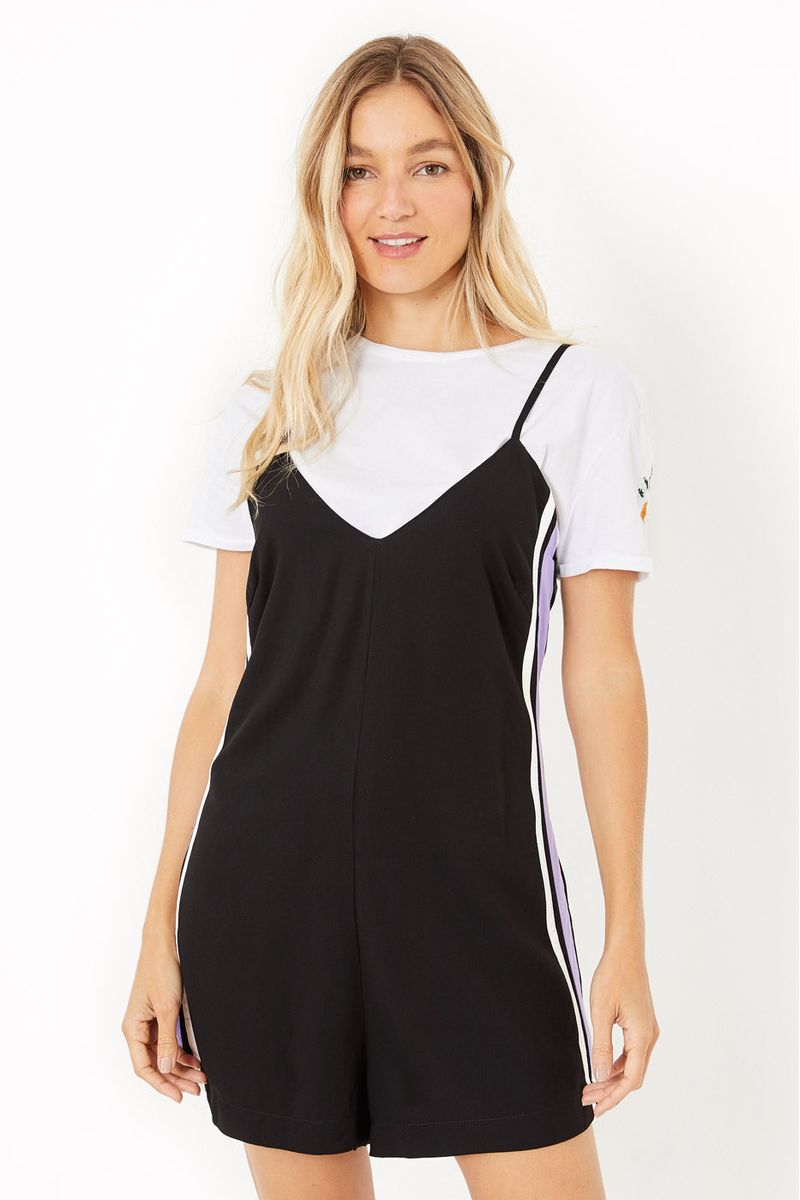 Only - Onltea-Idris S/L Frill Tape Dress - 5014284 Cloud Dancer Wild Bundels